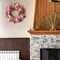 Wreath 26 Inches - Peony Flower Summer Wreaths for Front Door Outside - Summer Floral Bud Wreath -Handmade Door Wreaths,Pink&Purple&Green